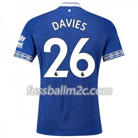Fußballtrikots Everton Davies 26 Heim Trikotsatz 2018-2019